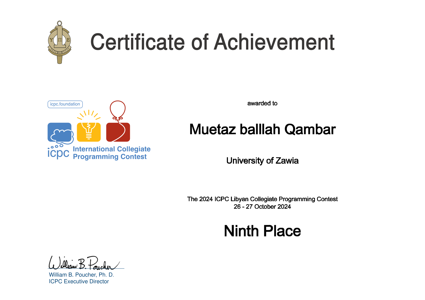 LCPC Certificate